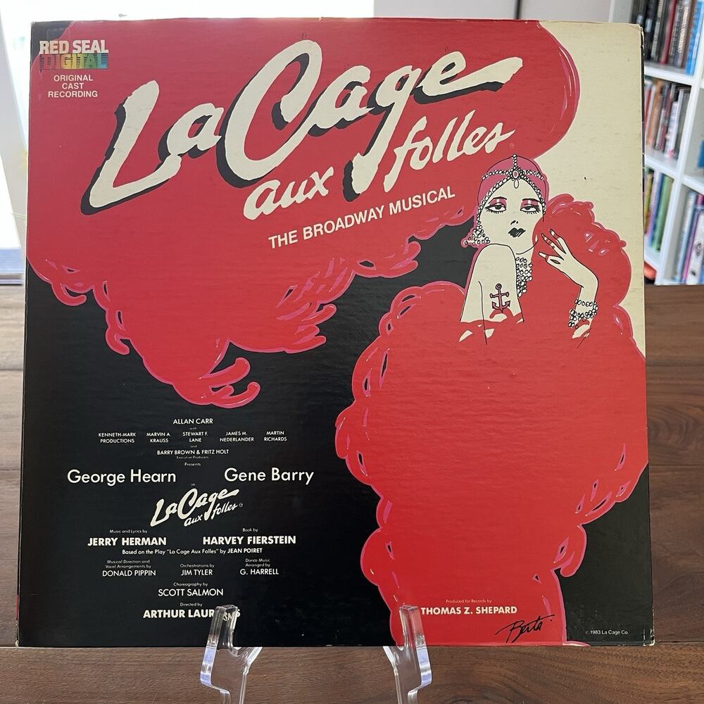 La Cage Aux Folles The Broadway Musical Gatefold LP 1983 RCA Red Seal HBC1-4824 - Picture 2 of 9